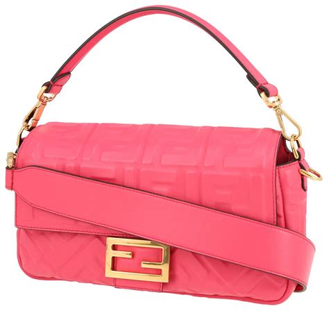 fendi tasche rosa|Fendi baguette monogram.